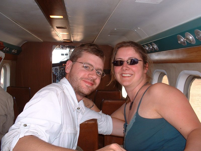 gal/Honeymoon/Masai Mara/on plane.JPG